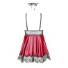 Eve chemise with mask purple