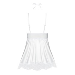 Eve chemise with mask white