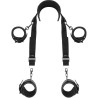 FETISH SUBMISSIVE - MASTER POSITION WITH 4 NOPRENE-LINED HANDCUFFS