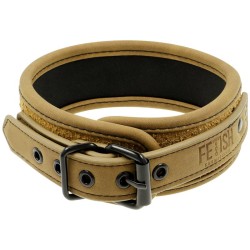 FETISH SUBMISSIVE ORIGEN - NEOPRENE LINED NECKLACE WITH CHAIN