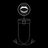 FETISH SUBMISSIVE - GAG RING WITH NIPPLE CLAMPS