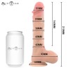 MR INTENSE - BRADLEY SILICONE VIBRATING DILDO WITH HEAT EFFECT AND REMOTE CONTROL 21 CM -Ø- 4.2 CM
