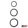 Set of 3 Penis Rings Silicone S, M and L