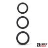 Set of 3 Penis Rings Silicone S, M and L