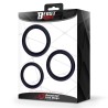 Set of 3 Penis Rings Silicone S, M and L