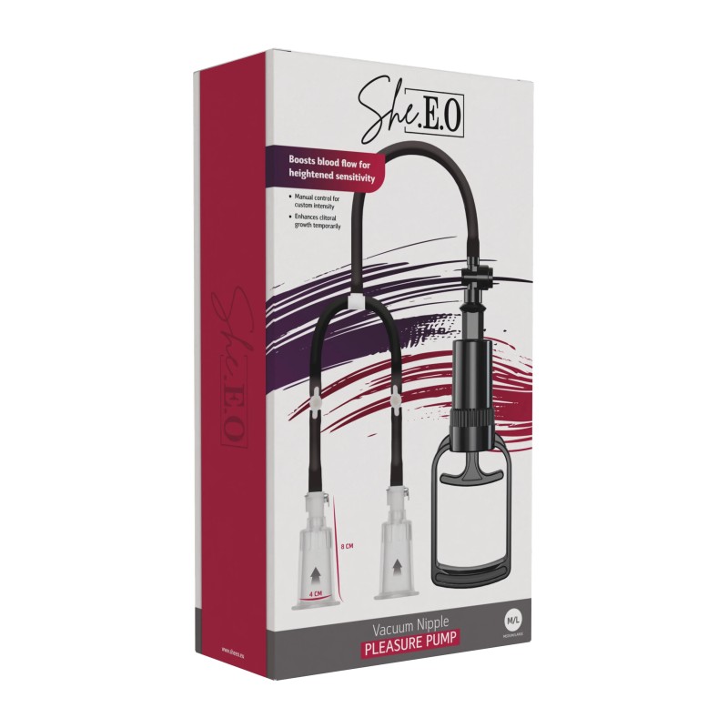 Vacuum Nipple Pleasure Pump M/L