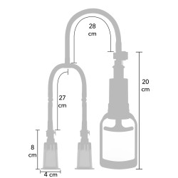 Vacuum Nipple Pleasure Pump M/L