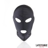 Open Mouth and Eyes Hood Black