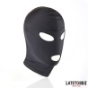 Open Mouth and Eyes Hood Black