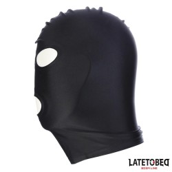 Open Mouth and Eyes Hood Black