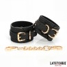 Weaving patterns ankle cuff Golden Chain