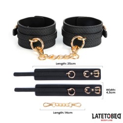 Weaving patterns ankle cuff Golden Chain