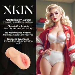 Pinup Dolls - Varsity Vixen Lexi Lockerload - TPE Large Masturbator - 307g - Flesh