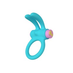 RINY VIBRATING RING W/ BLUE SILICONE USB CONTROLLER