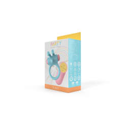 RINY VIBRATING RING W/ BLUE SILICONE USB CONTROLLER