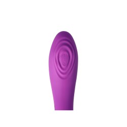 RECHARGEABLE TAPPING VIBRATOR V8 PURPLE