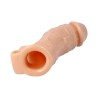 REALISTIC PENIS SHEATH S7 FLESH 21 CM W/ VIBRATION