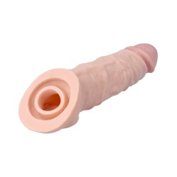 REALISTIC PENIS SHEATH S8 FLESH 19.8 CM