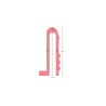 REALISTIC PENIS SHEATH S9 FLESH 16'4 CM
