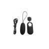BLACK RECHARGEABLE VIBRATING EGG G3