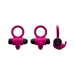 E9 PINK RECHARGEABLE VIBRATING RING