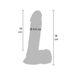 Dildo 7 inch with Balls