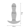 ToyJoy Buttocks The Stout Inflating Vibrating Plug