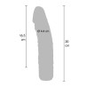 ToyJoy Get Real Gold Dicker Original Vibrator 20 cm