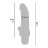 ToyJoy Get Real Gold Dicker Stim Vibrator 22 cm