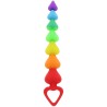ToyJoy Anal Play Rainbow Heart Beads