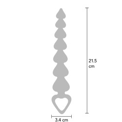 ToyJoy Anal Play Rainbow Heart Beads