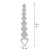 ToyJoy Anal Play Rainbow Heart Beads