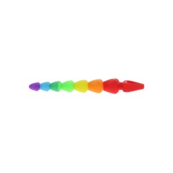 ToyJoy Anal Play Rainbow Heart Beads