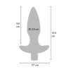 ToyJoy Buttocks The Sparkle Buttplug