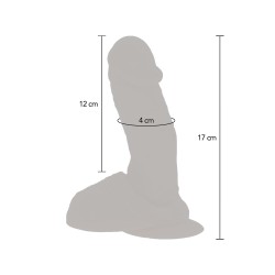 ToyJoy Get Real Vibrating Silicone Dildo 17 cm