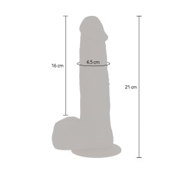 ToyJoy Get Real Rotating Beads & Vibrating Dildo 21 cm