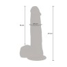 ToyJoy Get Real Rotating Beads & Vibrating Dildo 21 cm