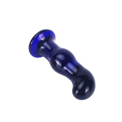 ToyJoy Buttocks Gleaming Vibrating Glass Plug