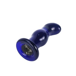 ToyJoy Buttocks Gleaming Vibrating Glass Plug