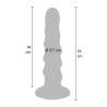 ToyJoy Get Real Ribbed Dong 6 Inch
