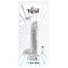Clear Dildo TPE 18 cm