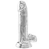 Clear Dildo TPE 18 cm