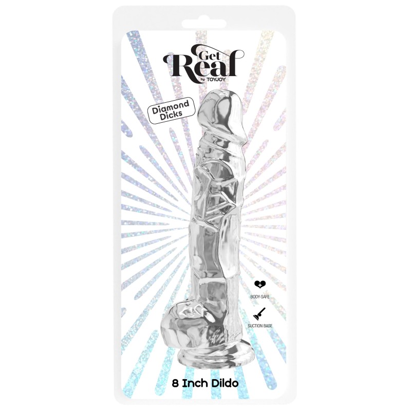 Clear Dildo TPE 22.5 cm