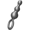ToyJoy Buttocks The Stuffer 3-Balls Metallic Silicone Plug