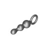 ToyJoy Buttocks The Stuffer 3-Balls Metallic Silicone Plug