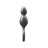 ToyJoy Buttocks The Plugger 2-Balls Metallic Silicone Plug