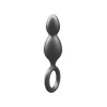 ToyJoy Buttocks The Plugger 2-Balls Metallic Silicone Plug