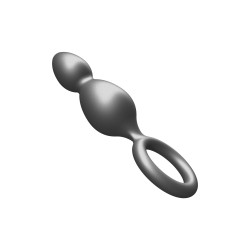 ToyJoy Buttocks The Plugger 2-Balls Metallic Silicone Plug