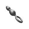 ToyJoy Buttocks The Plugger 2-Balls Metallic Silicone Plug