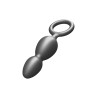 ToyJoy Buttocks The Plugger 2-Balls Metallic Silicone Plug